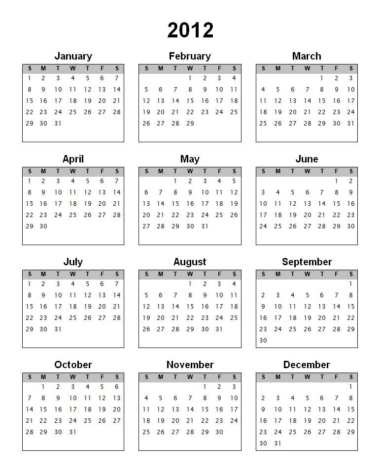 2011 Calendar Gite Pool